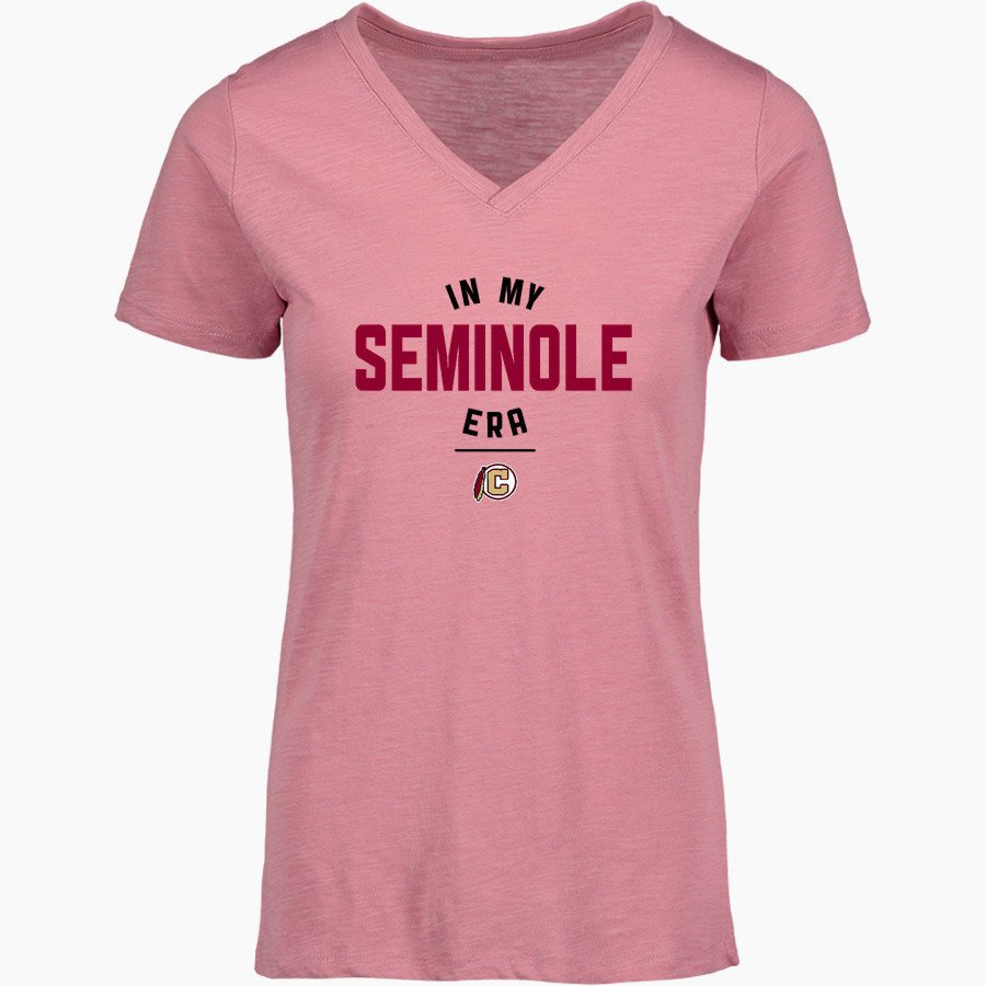 Creekside Seminoles <span class="pdp-name-mascot">Creekside Seminoles</span> MV Sport Women's Vera Ringspun Slub V-Neck Tee