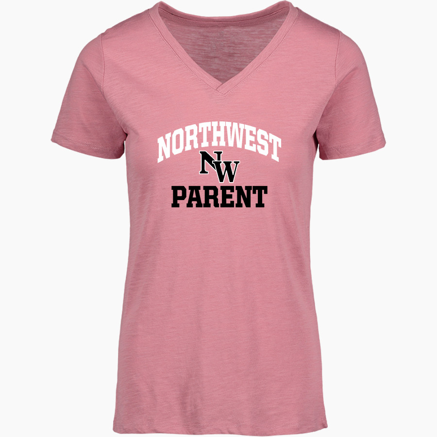 Northwest Mounties MV Sport Women's Vera Ringspun Slub V-Neck Tee