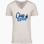 SHORTRIDGE HIGH SCHOOL BLUE DEVILS <span class="pdp-name-mascot">SHORTRIDGE BLUE DEVILS</span> MV Sport Women's Vera Ringspun Slub V-Neck Tee Front Thumbnail