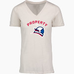NORTHLAND Pioneers <span class="pdp-name-mascot">NORTHLAND PIONEERS STORE</span> MV Sport Women's Vera Ringspun Slub V-Neck Tee Front Thumbnail