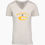 CABRILLO HIGH SCHOOL CONQUISTADORES MV Sport Women's Vera Ringspun Slub V-Neck Tee Front Thumbnail