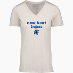 NEW KENT HIGH SCHOOL TROJANS <span class="pdp-name-mascot">NEW KENT TROJANS</span> MV Sport Women's Vera Ringspun Slub V-Neck Tee Front Thumbnail
