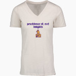 Providence St. Mel Knights <span class="pdp-name-mascot">Providence St. Mel Knights</span> MV Sport Women's Vera Ringspun Slub V-Neck Tee Front Thumbnail