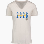 EAST NOBLE HIGH SCHOOL KNIGHTS <span class="pdp-name-mascot">EAST NOBLE KNIGHTS</span> MV Sport Women's Vera Ringspun Slub V-Neck Tee Front Thumbnail