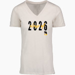 ASHTON-FRANKLIN CENTER H S RAIDERS MV Sport Women's Vera Ringspun Slub V-Neck Tee Front Thumbnail