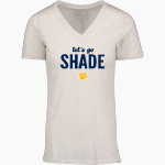 SHADE HIGH SCHOOL PANTHERS MV Sport Women's Vera Ringspun Slub V-Neck Tee Front Thumbnail