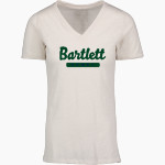 BARTLETT HIGH SCHOOL HAWKS <span class="pdp-name-mascot">BARTLETT HAWKS</span> MV Sport Women's Vera Ringspun Slub V-Neck Tee Front Thumbnail
