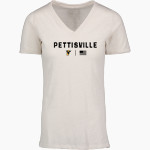 PETTISVILLE BLACKBIRDS ONLINE STORE <span class="pdp-name-mascot">PETTISVILLE BLACKBIRDS</span> MV Sport Women's Vera Ringspun Slub V-Neck Tee Front Thumbnail