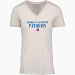 Washington Patriots <span class="pdp-name-mascot">George Washington Middle School Patriots</span> MV Sport Women's Vera Ringspun Slub V-Neck Tee Front Thumbnail