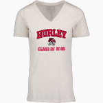 HURLEY HIGH SCHOOL TIGERS <span class="pdp-name-mascot">HURLEY TIGERS</span> MV Sport Women's Vera Ringspun Slub V-Neck Tee Front Thumbnail