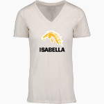 ISABELLA HIGH SCHOOL MUSTANGS <span class="pdp-name-mascot">ISABELLA MUSTANGS</span> MV Sport Women's Vera Ringspun Slub V-Neck Tee Front Thumbnail