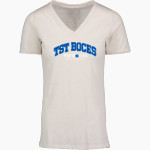 TST BOCES TST BOCES <span class="pdp-name-mascot">Tompkins-Seneca-Tioga Board of Cooperative Educational Services</span> MV Sport Women's Vera Ringspun Slub V-Neck Tee Front Thumbnail