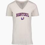 RANTOUL HIGH SCHOOL EAGLES <span class="pdp-name-mascot">RANTOUL EAGLES</span> MV Sport Women's Vera Ringspun Slub V-Neck Tee Front Thumbnail