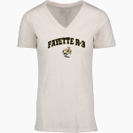 FAYETTE R-3 HIGH SCHOOL FALCONS <span class="pdp-name-mascot">FAYETTE R-3 FALCONS</span> MV Sport Women's Vera Ringspun Slub V-Neck Tee Front Thumbnail
