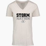 Salt Fork Storm <span class="pdp-name-mascot">Salt Fork Storm</span> MV Sport Women's Vera Ringspun Slub V-Neck Tee Front Thumbnail