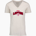 GENERAL MCLANE HIGH SCHOOL LANCERS <span class="pdp-name-mascot">GENERAL MCLANE LANCERS</span> MV Sport Women's Vera Ringspun Slub V-Neck Tee Front Thumbnail