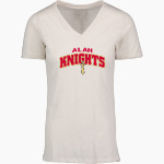 ALAH HIGH SCHOOL KNIGHTS <span class="pdp-name-mascot">ARTHUR KNIGHTS</span> MV Sport Women's Vera Ringspun Slub V-Neck Tee Front Thumbnail