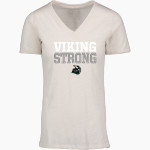 Diablo Valley Vikings <span class="pdp-name-mascot">Diablo Valley Vikings</span> MV Sport Women's Vera Ringspun Slub V-Neck Tee Front Thumbnail