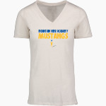 Mountain View Academy Mustangs <span class="pdp-name-mascot">Mountain View Academy Mustangs</span> MV Sport Women's Vera Ringspun Slub V-Neck Tee Front Thumbnail