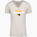 University of Wisconsin-Oshkosh Titans <span class="pdp-name-mascot">University of Wisconsin-Oshkosh Titans</span> MV Sport Women's Vera Ringspun Slub V-Neck Tee Front Thumbnail