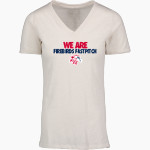 Firebirds Fastpitch The Official Online Store MV Sport Women's Vera Ringspun Slub V-Neck Tee Front Thumbnail