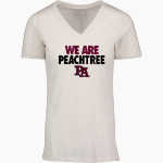 Peachtree Panthers <span class="pdp-name-mascot">Peachtree Academy Panthers</span> MV Sport Women's Vera Ringspun Slub V-Neck Tee Front Thumbnail