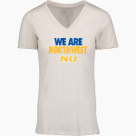 Northwest University Eagles Online Store <span class="pdp-name-mascot">Northwest Eagles</span> MV Sport Women's Vera Ringspun Slub V-Neck Tee Front Thumbnail