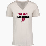 Hastings Broncos MV Sport Women's Vera Ringspun Slub V-Neck Tee Front Thumbnail