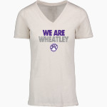 PHILLIS WHEATLEY HIGH SCHOOL WILDCATS <span class="pdp-name-mascot">WHEATLEY WILDCATS</span> MV Sport Women's Vera Ringspun Slub V-Neck Tee Front Thumbnail