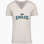 EAGLE POINT HIGH SCHOOL EAGLES <span class="pdp-name-mascot">EAGLE POINT EAGLES</span> MV Sport Women's Vera Ringspun Slub V-Neck Tee Front Thumbnail