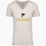 Northview Falcons <span class="pdp-name-mascot">Northview Middle School Falcons</span> MV Sport Women's Vera Ringspun Slub V-Neck Tee Front Thumbnail