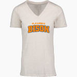 Flatirons Bison <span class="pdp-name-mascot">Flatirons Bison</span> MV Sport Women's Vera Ringspun Slub V-Neck Tee Front Thumbnail
