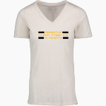 Mulberry - Pleasant View Yellowjackets <span class="pdp-name-mascot">Mulberry - Pleasant View Yellowjackets</span> MV Sport Women's Vera Ringspun Slub V-Neck Tee Front Thumbnail