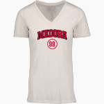 Medora Hornets <span class="pdp-name-mascot">Medora Hornets</span> MV Sport Women's Vera Ringspun Slub V-Neck Tee Front Thumbnail