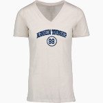 MANHEIM TOWNSHIP HIGH SCHOOL BLUE STREAKS <span class="pdp-name-mascot">MANHEIM TOWNSHIP BLUE STREAKS</span> MV Sport Women's Vera Ringspun Slub V-Neck Tee Front Thumbnail