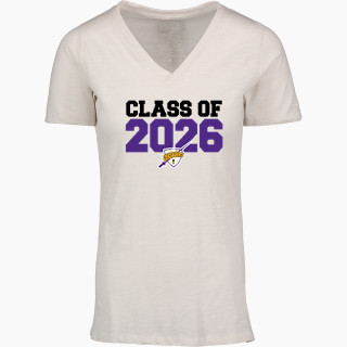 MV Sport Women's Vera Ringspun Slub V-Neck Tee