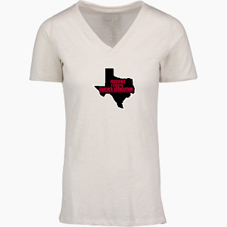 MV Sport Women's Vera Ringspun Slub V-Neck Tee