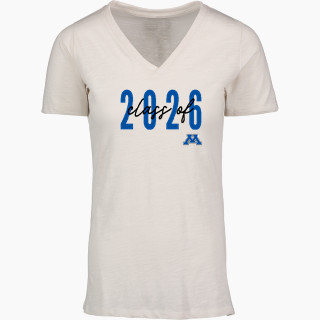 MV Sport Women's Vera Ringspun Slub V-Neck Tee