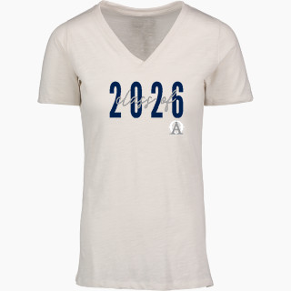 MV Sport Women's Vera Ringspun Slub V-Neck Tee