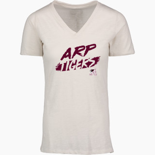 MV Sport Women's Vera Ringspun Slub V-Neck Tee