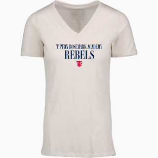 MV Sport Women's Vera Ringspun Slub V-Neck Tee