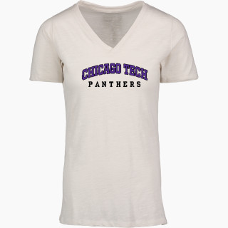 MV Sport Women's Vera Ringspun Slub V-Neck Tee