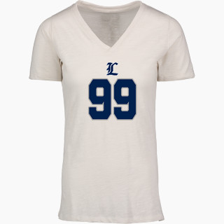 MV Sport Women's Vera Ringspun Slub V-Neck Tee