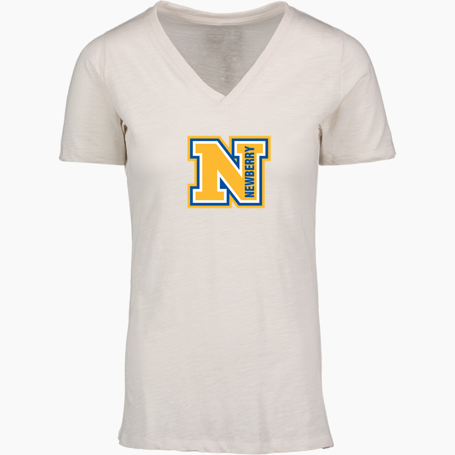 Newberry Youth Football And Cheer Panthers <span class="pdp-name-mascot">Newberry Youth Football And Cheer Panthers</span> MV Sport Women's Vera Ringspun Slub V-Neck Tee