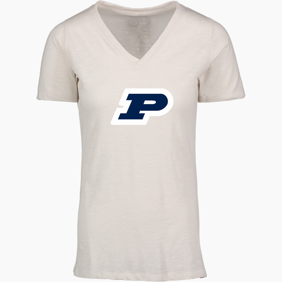 POUGHKEEPSIE HIGH SCHOOL PIONEERS <span class="pdp-name-mascot">POUGHKEEPSIE PIONEERS</span> MV Sport Women's Vera Ringspun Slub V-Neck Tee