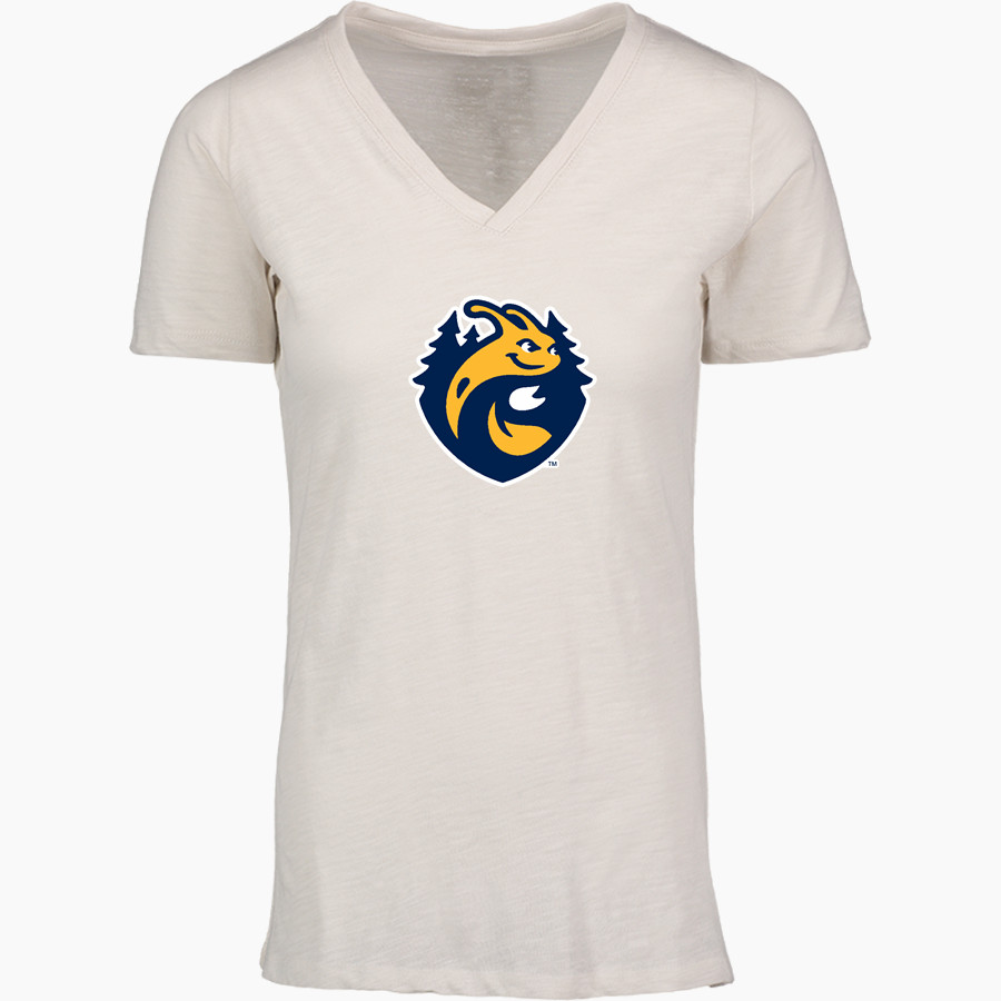 UC Santa Cruz Banana Slugs <span class="pdp-name-mascot">UC Santa Cruz Banana Slugs</span> MV Sport Women's Vera Ringspun Slub V-Neck Tee