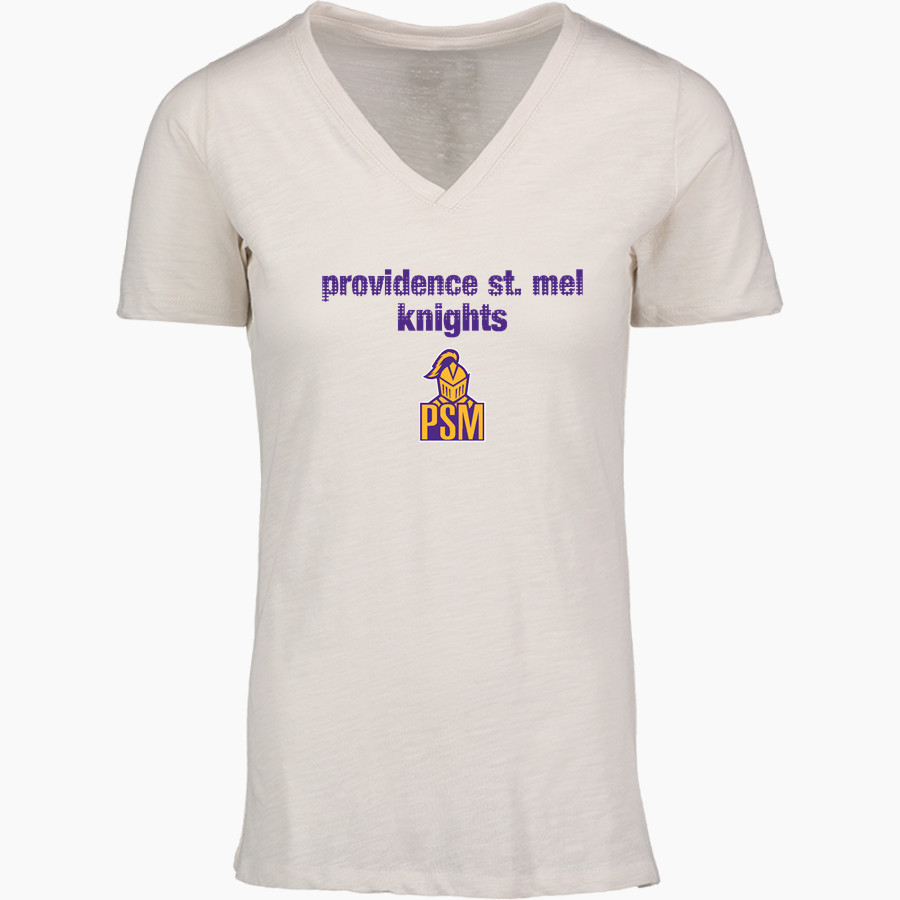 Providence St. Mel Knights <span class="pdp-name-mascot">Providence St. Mel Knights</span> MV Sport Women's Vera Ringspun Slub V-Neck Tee