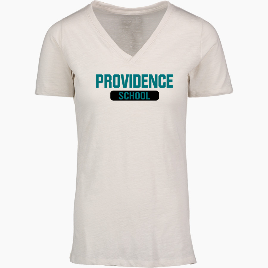 Providence Stallions <span class="pdp-name-mascot">Providence Stallions</span> MV Sport Women's Vera Ringspun Slub V-Neck Tee