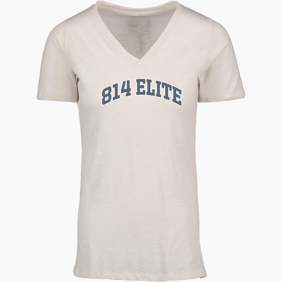 814 Elite 814 Elite <span class="pdp-name-mascot">814 Elite</span> MV Sport Women's Vera Ringspun Slub V-Neck Tee
