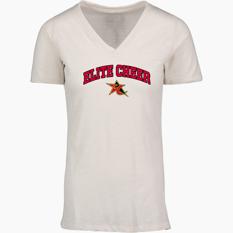Elite Cheer Online Store <span class="pdp-name-mascot">Elite Cheer</span> MV Sport Women's Vera Ringspun Slub V-Neck Tee